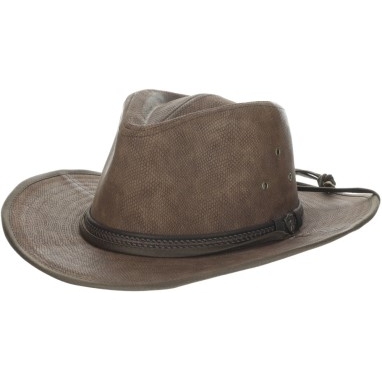 Dorfmann Hut Co. Rattler Outback Hut Aus Kunstleder Herren Braun Rei Coop