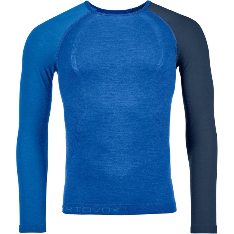 Ortovox 120 Comp Light Langarm-unterhemd Herren Rei Coop Blau