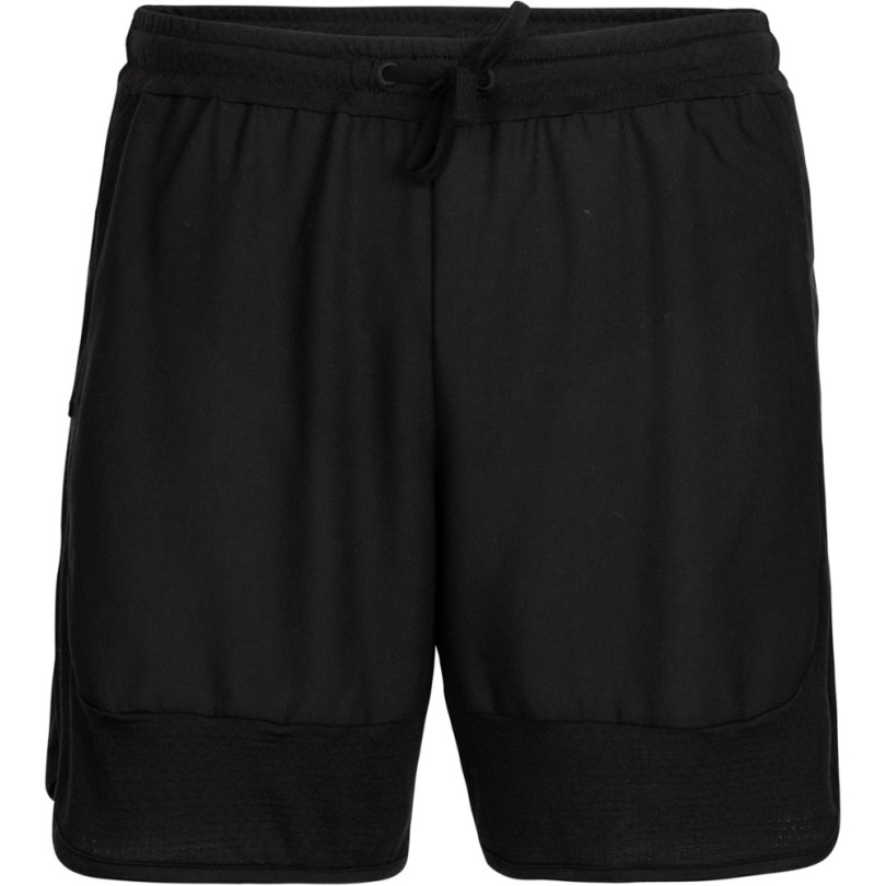 Schwarze Rei Coop Icebreaker Zoneknit Shorts Herren