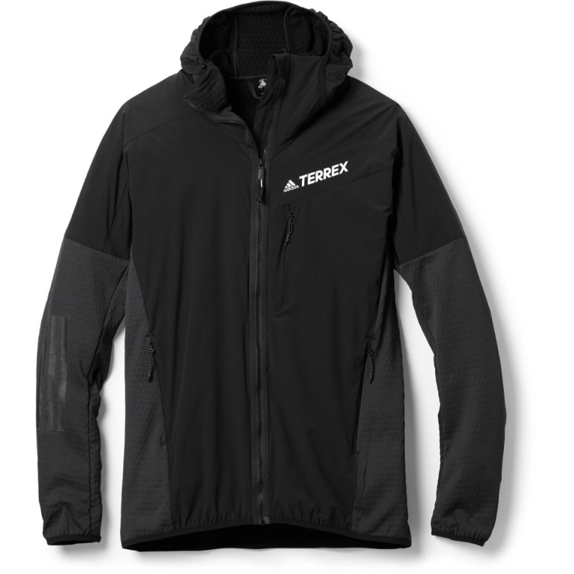 Black Rei Coop Adidas Techrock Flooce Windjacke Mit Kapuze Herren