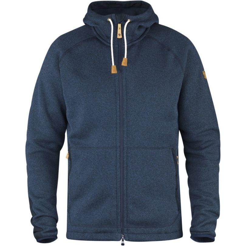 Navy Fjällräven Ovik Fleece Hoodie Herren Rei Co-op