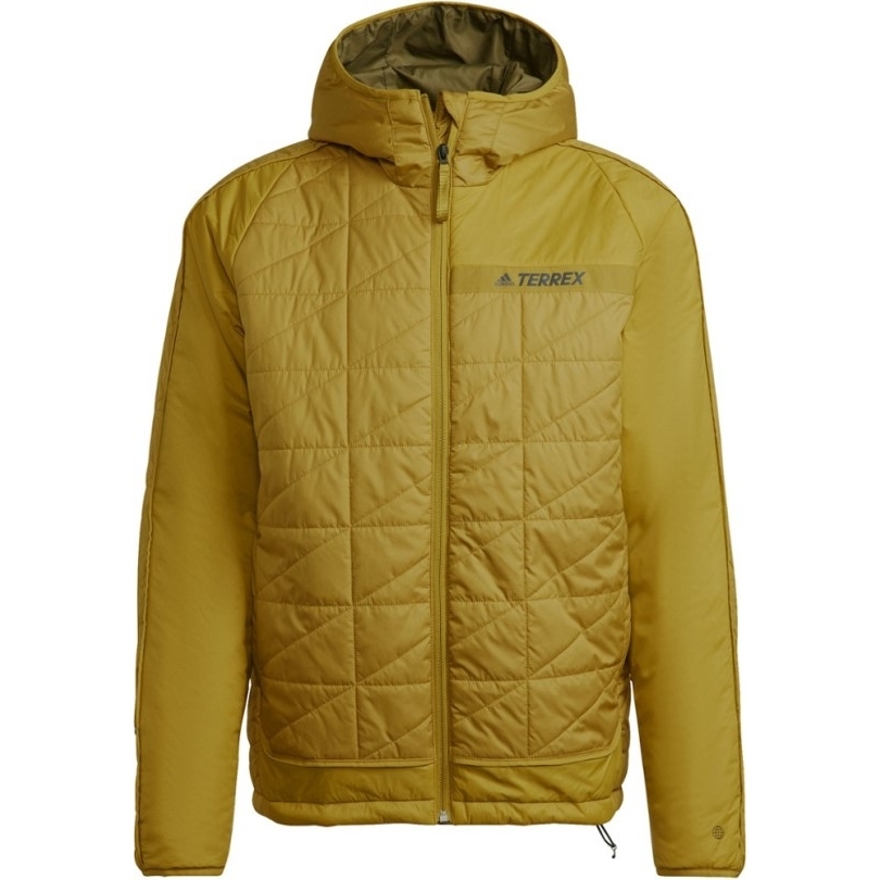 Adidas Terrex Multi Isolierte Kapuzenjacke Herren Olive Rei Coop