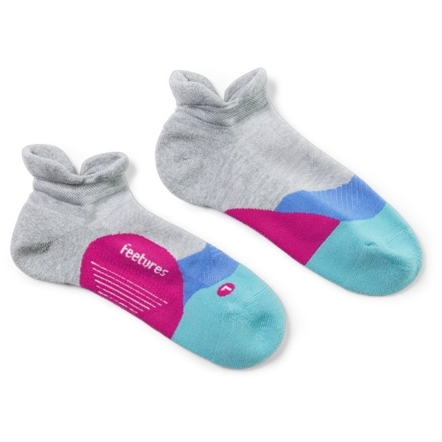 Feesures Elite Light Cushion No-Show Tab Socken Rei Coop Go Grey