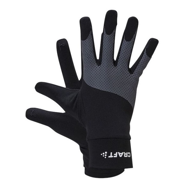 Schwarze Rei Coop Craft Adv Lumen Fleecehandschuhe