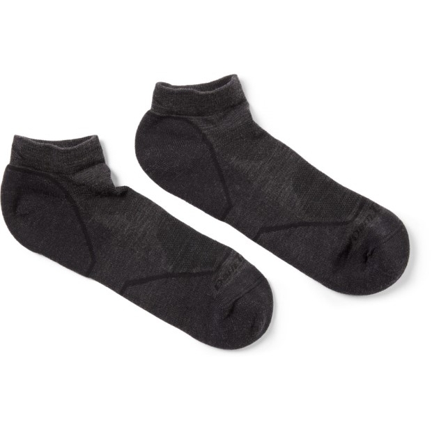 Darn Tough Light Hiker No Show Leichte Wandersocken Herren Schwarz Rei Coop