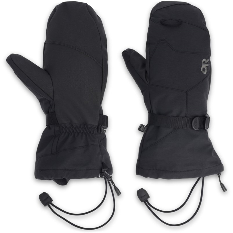 Schwarze Outdoor Research Meteor Fäustlinge Rei Coop