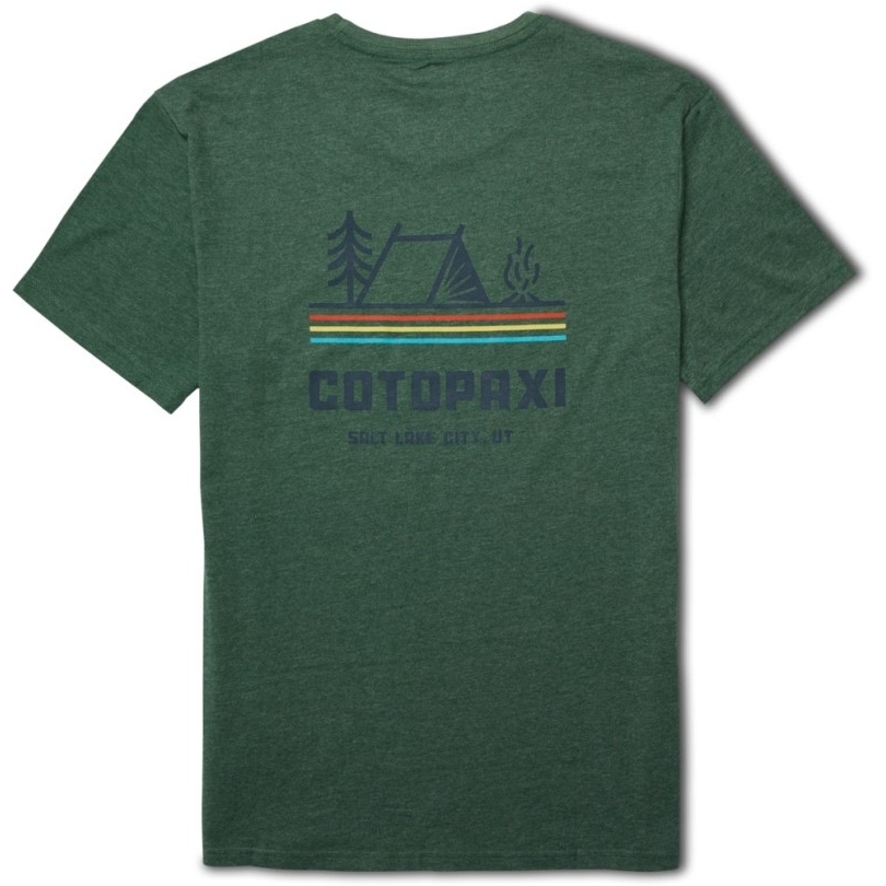 Cotopaxi Camp Life T-shirt Herren Rei Coop Forest