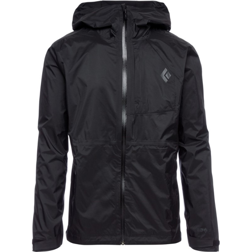 Black Diamond Treeline Rain Shell Herren Black Rei Coop