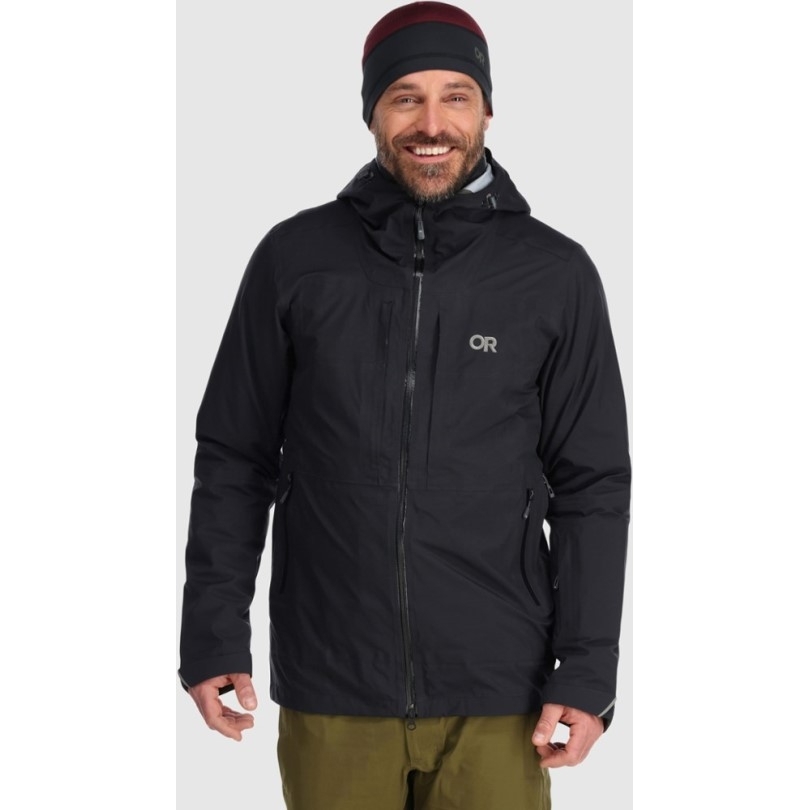 Rei Coop Outdoor Research Karbidjacke Herren Schwarz
