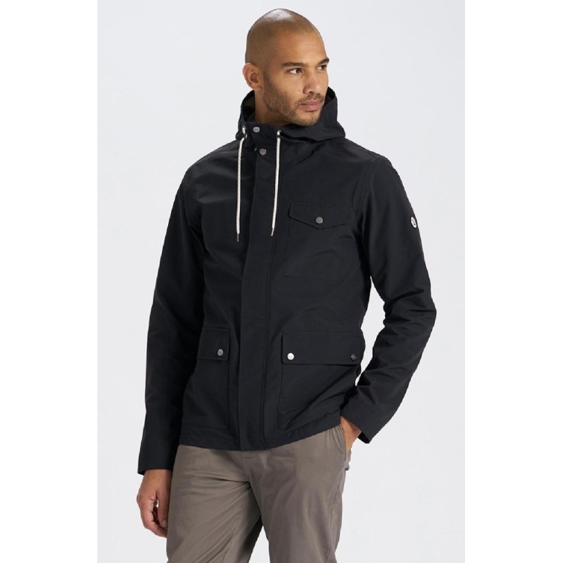 Vuori Palisades Regenjacke Herren Rei Coop Schwarz