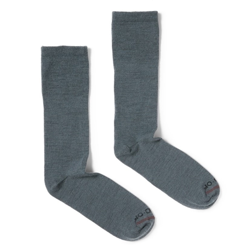Asphalt Rei Co-op Merinowolle Liner Crew Socken
