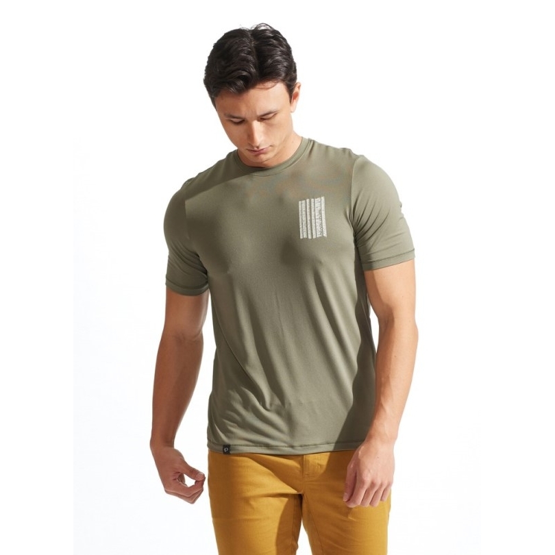 Rei Coop Olive Pearl Izumi Midland Grafik Radsport T-shirt Herren