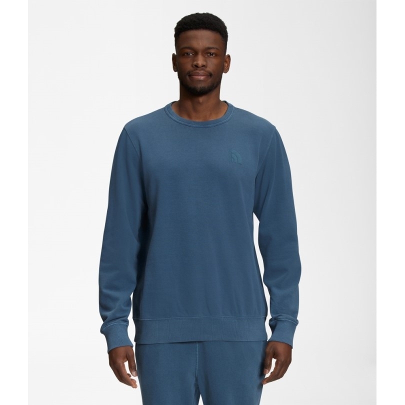 Rei Coop The North Face Stückgefärbter Rundhalspullover Herren Blau