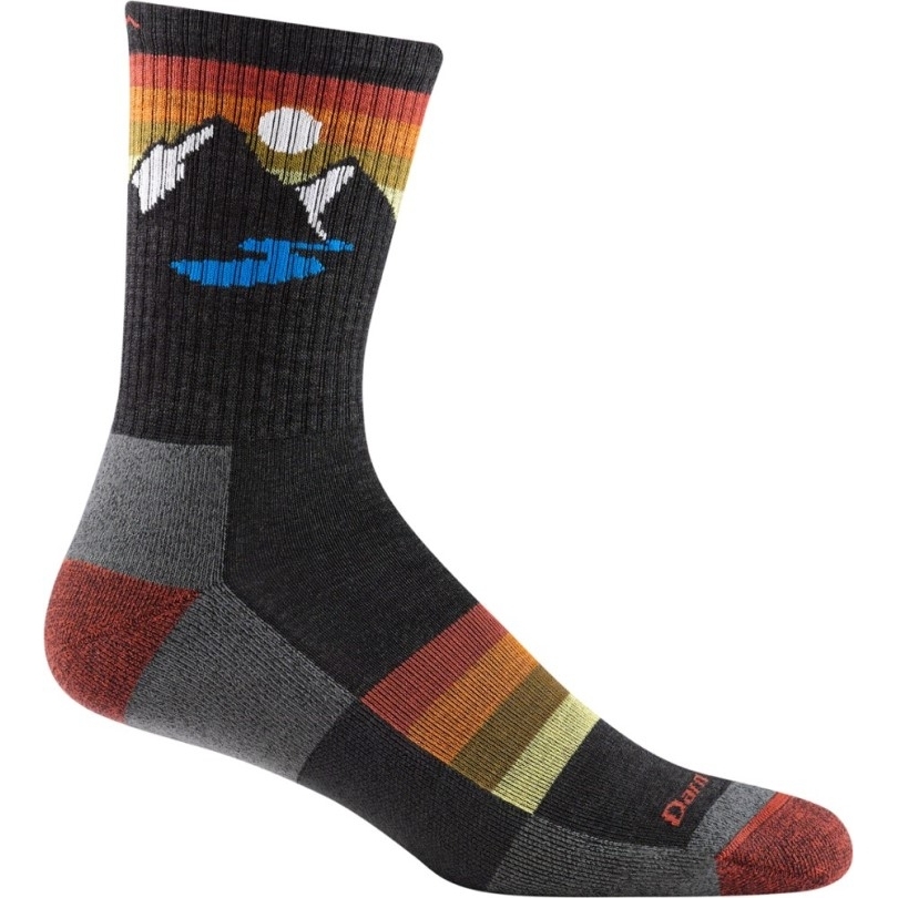 Darn Tough Sunset Ridge Micro Crew Leichte Wandersocken Herren Rei Co-op Charcoal