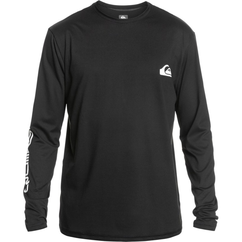 Quiksilver Omni Session Langarm Surf T-shirt Herren Schwarz Rei Coop