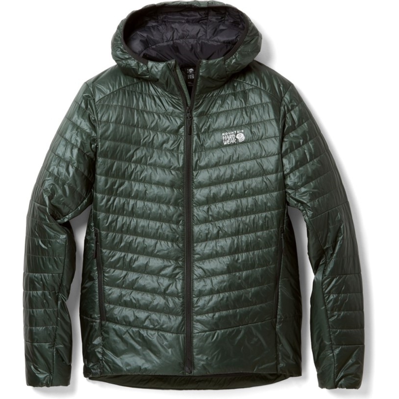 Schwarz Rei Coop Mountain Hardwear Geistschatten Isolierter Hoodie Herren
