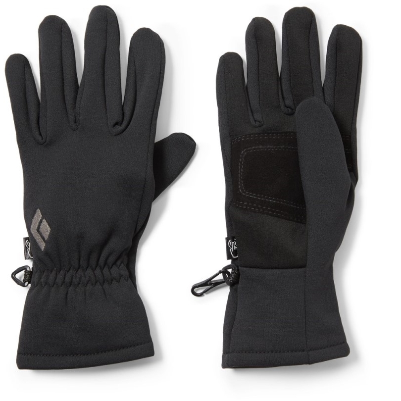 Black Diamond Mittelschwere Screentap-fleecehandschuhe Rei Coop Schwarz