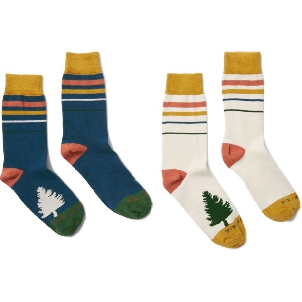 United By Blue Softhanf Neuheit Socken 2 Paar Baum Symmetrie Rei Coop