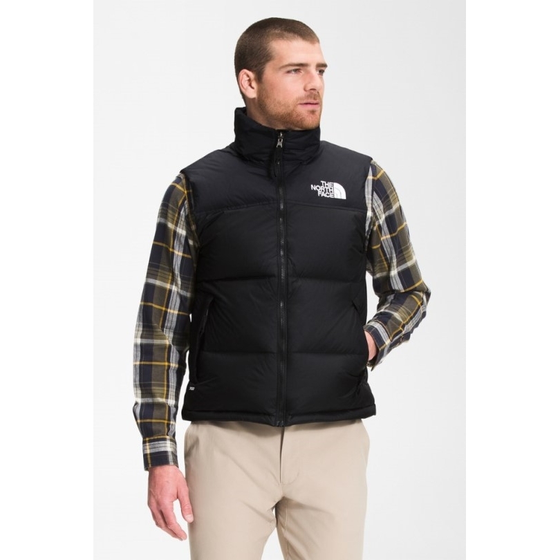 Rei Coop The North Face 1996 Retro Nuptse Weste Herren Schwarz