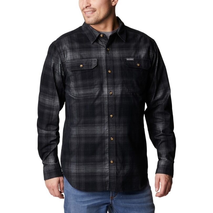 Rei Coop Columbia Flare Gun Utility Langarmshirt Herren Schwarz