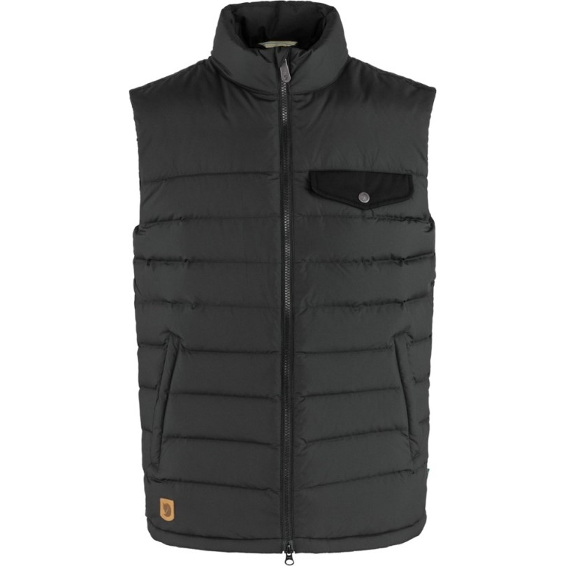 Fjällräven Greenland Daunenweste Herren Schwarz Rei Coop