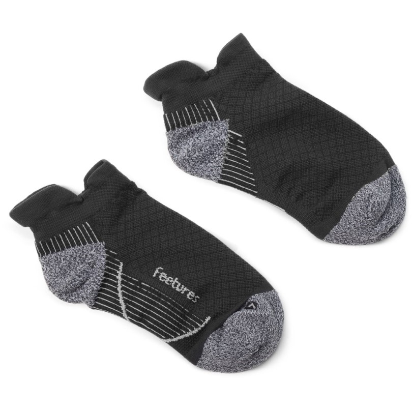 Rei Coop Schwarze Footsures Pf Reliefkissen No-show Tab Socken