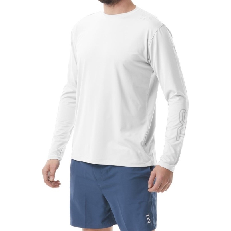 Weiß Rei Co-op Tyr Sundefense Langarmshirt Herren