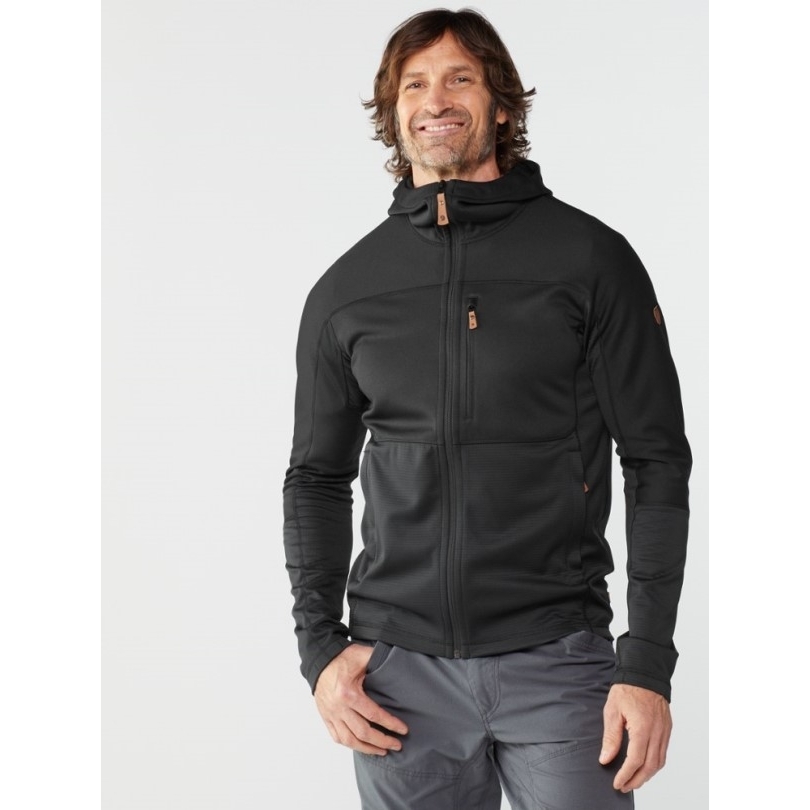 Fjällräven Abisko Trail Fleecejacke Herren Schwarz Rei Coop