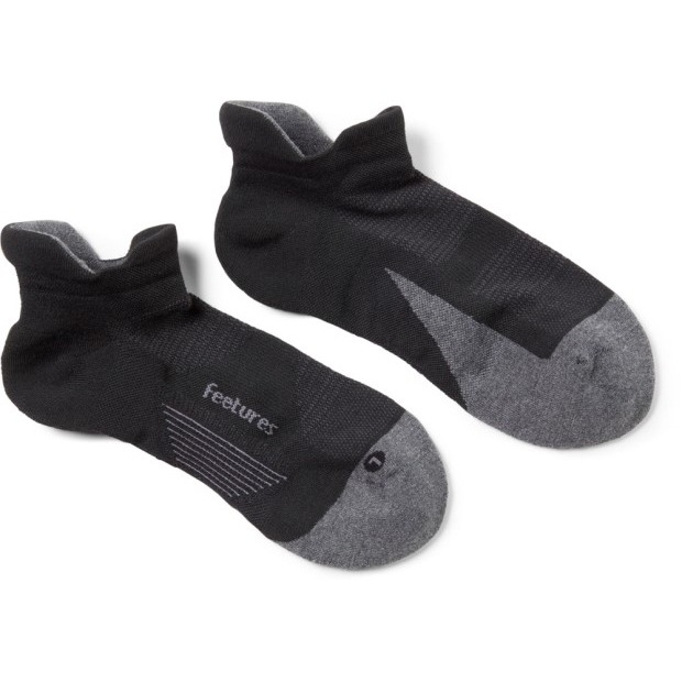 Feetures Elite Max Cushion No-Show Tab Socken Schwarz Rei Coop