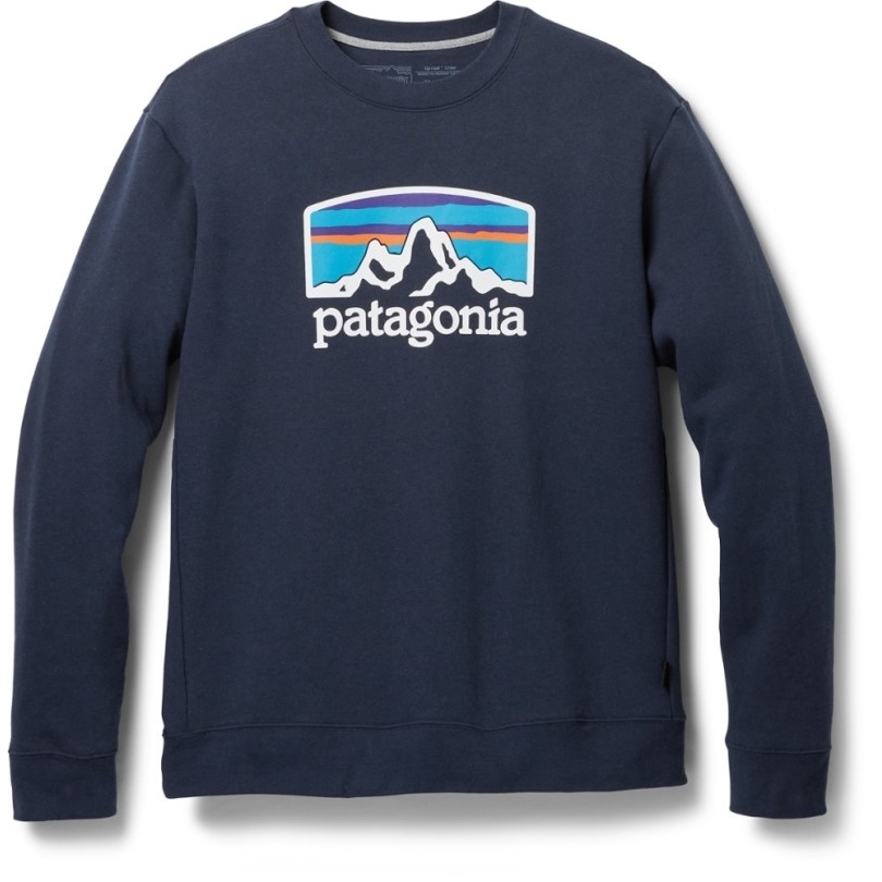 New Navy Rei Co-op Patagonia Fitz Roy Uprisal Sweatshirt Herren