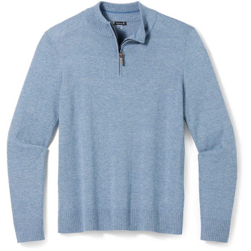 Blauer Smartwool Sparwood Pullover Mit Halbem Reißverschluss Herren Rei Coop