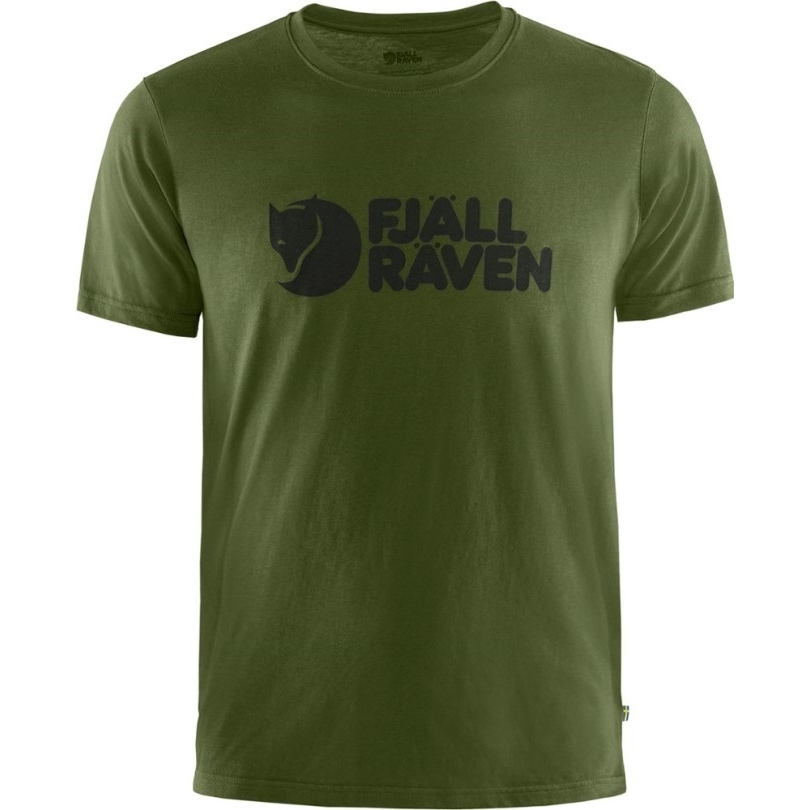 Grünes Rei Co-op Fjällräven Logo T-shirt Herren