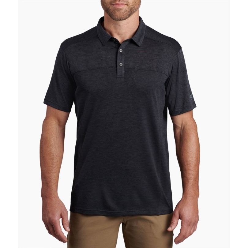 Schwarz Kuhl Engineered Poloshirt Herren Rei Coop