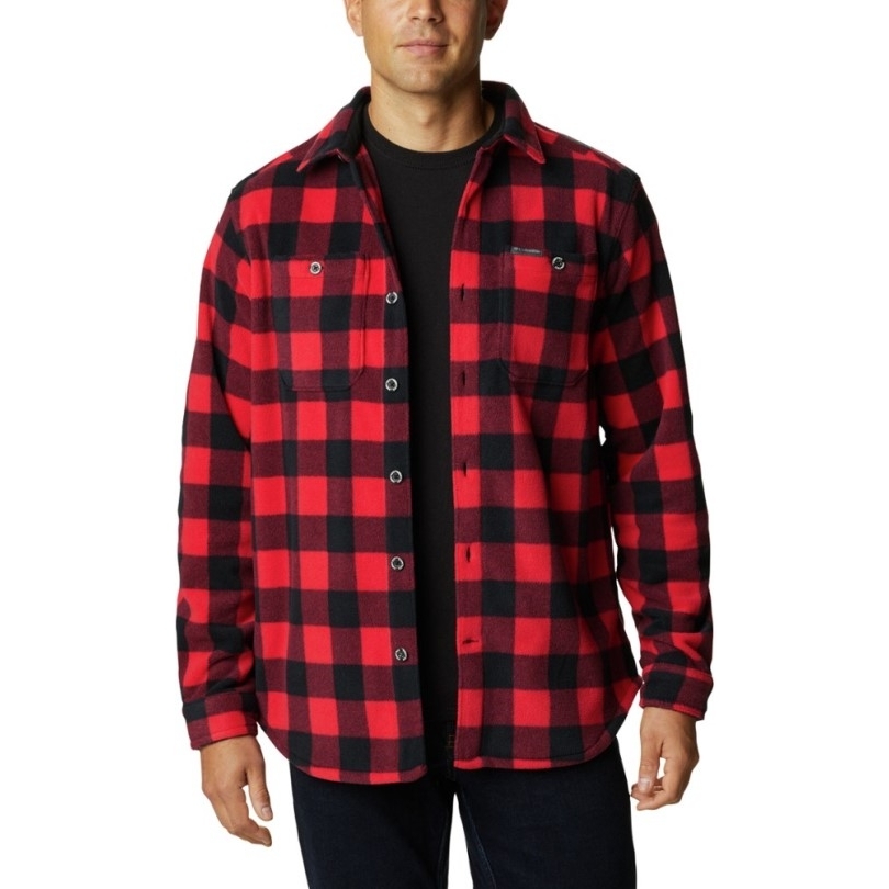 Red Rei Co-op Columbia Flare Gun Fleece Overshirt Herren
