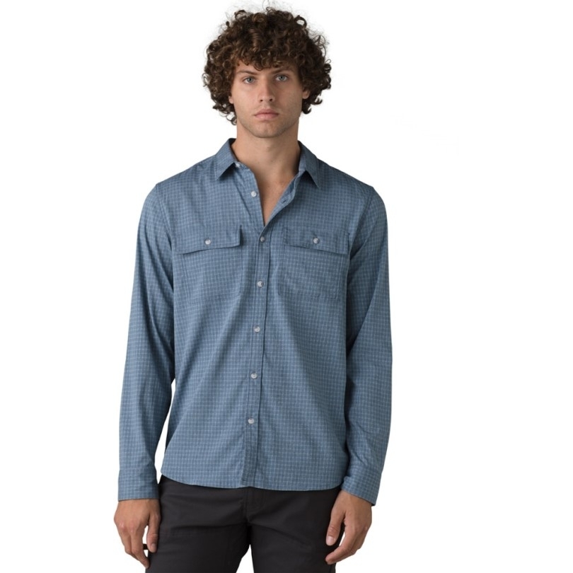 Rei Coop Blue Prana Garvan Langarmhemd Herren
