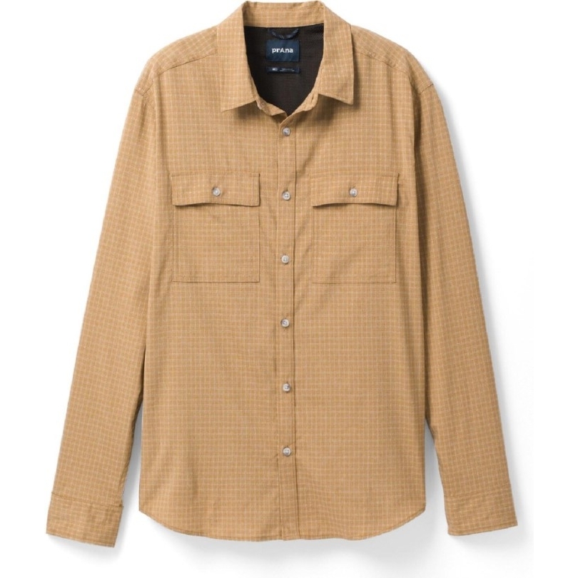 Rei Coop Prana Garvan Langarmshirt Herren Braun