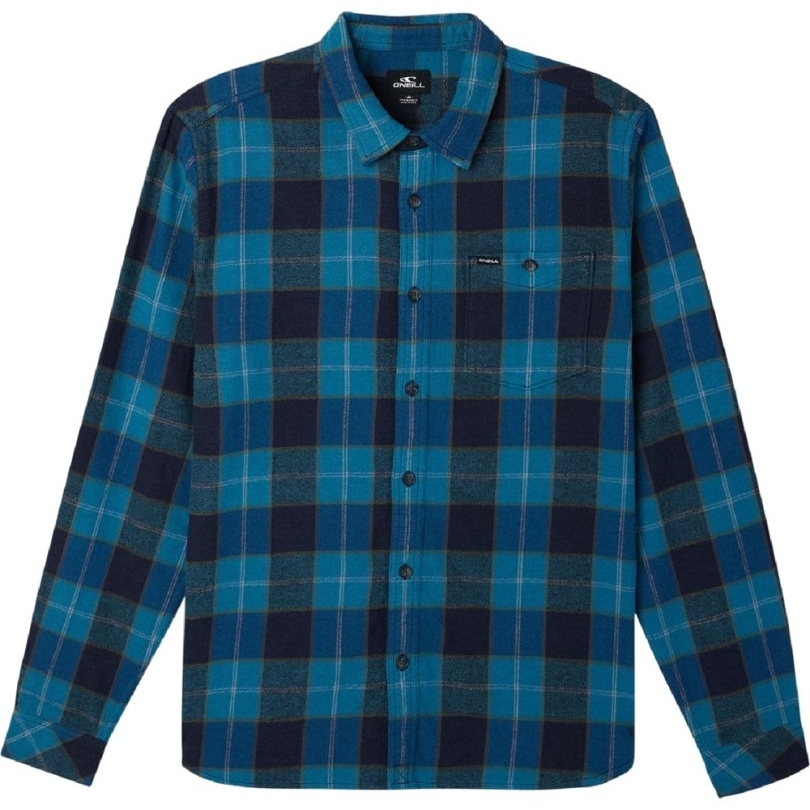O'neill Redmond Kariertes Stretch-flanellhemd Herren Rei Co-op Navy