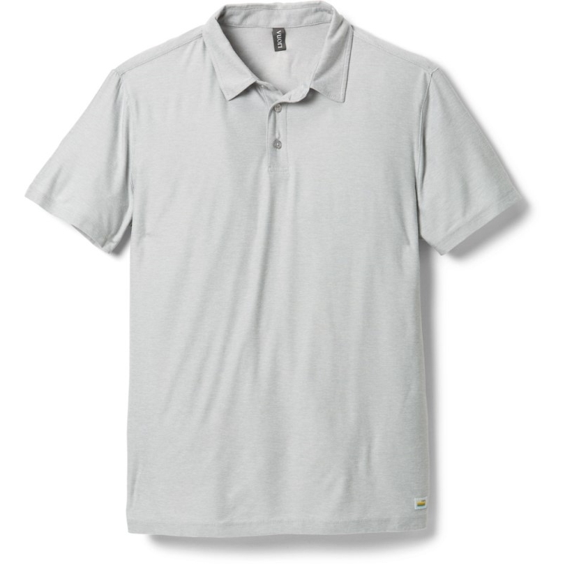 Rei Coop Vuori Strato Tech Poloshirt Herren Platin