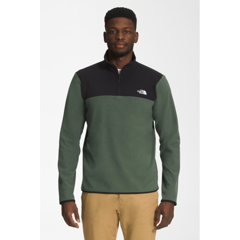 The North Face Tka Gletscher Pullover Mit Viertelreißverschluss Herren Schwarz Rei Coop