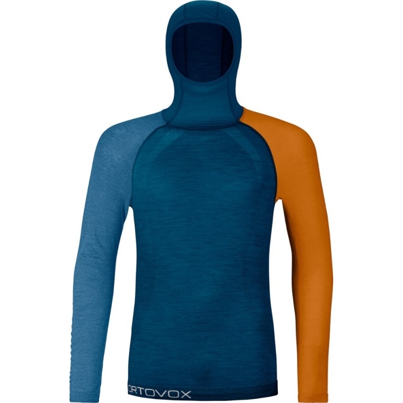 Ortovox 120 Comp Light Baselayer Hoodie Herren Rei Coop Blau