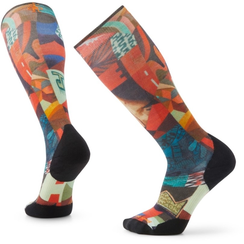 Rei Coop Multi Smartwool Ski Zielkissen Mosaik Schneeball über Den Wadensocken Herren