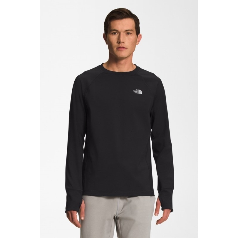 Rei Co-op The North Face Winter Warm Essential Crew Langarmshirt Herren Schwarz