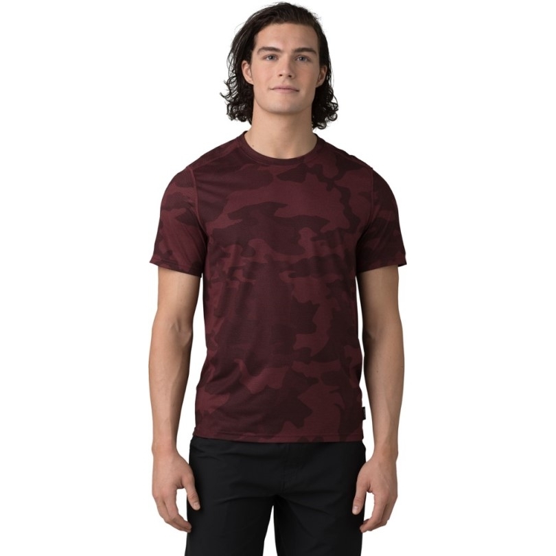 Rei Co-op Maroon Camo Prana Prospect Heights Grafikhemd Herren