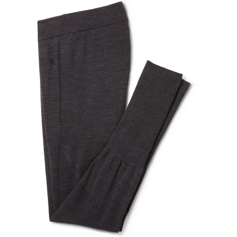 Schwarz Rei Coop Smartwool Intraknit Thermische Unterwäsche Aus Merinowolle Herren