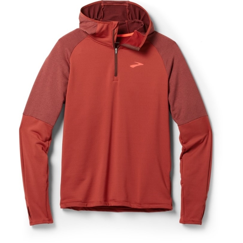 Kupfer-kupfer Rei Coop Brooks Notch Thermal Hoodie 2.0 Herren