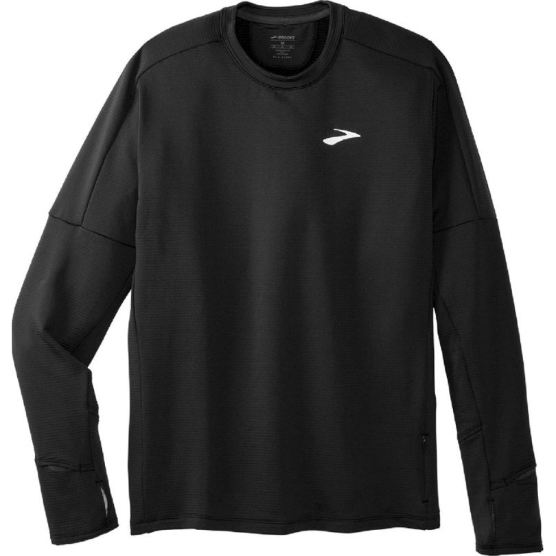 Brooks Notch Thermal Langarm 2.0 Shirt Herren Rei Coop Schwarz