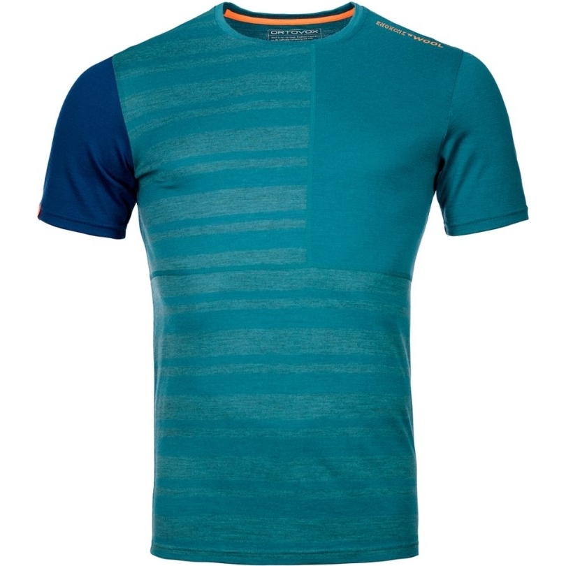 Rei Coop Green Ortovox 185 Merino Rock'n'wool Baselayer Top Herren