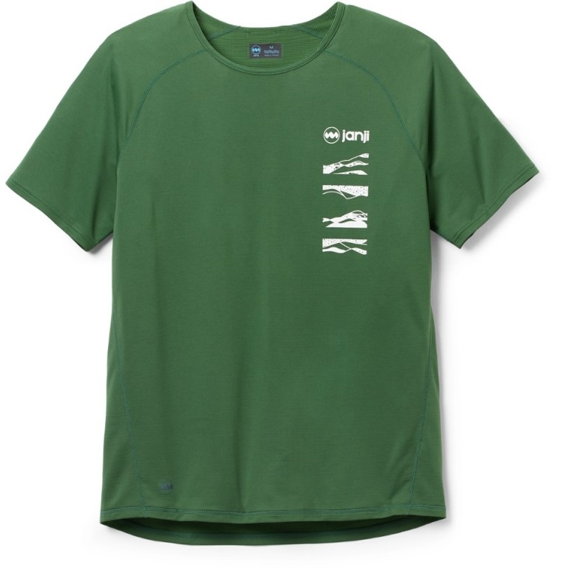 Grün Rei Coop Janji Helio Tech T-shirt Herren