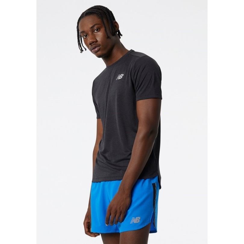New Balance Impact Run Shirt Herren Rei Coop Schwarz
