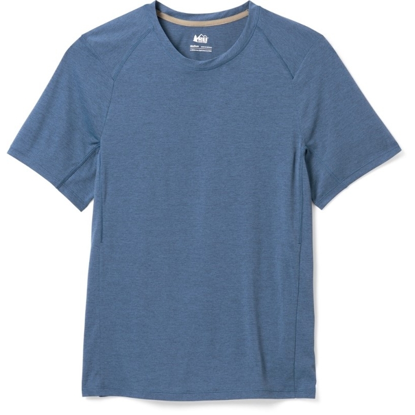 Blau Rei Coop Swiftland Lauf T-shirt Herren